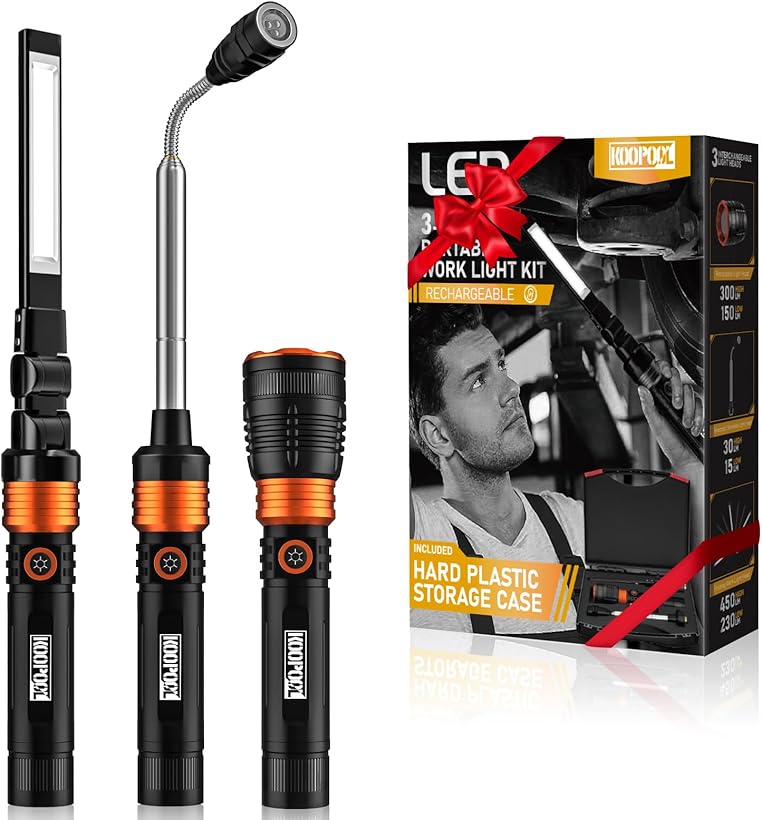 KOOPOOL Rechargeable LED Work Light